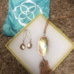 Kendra scott necklace and earrings